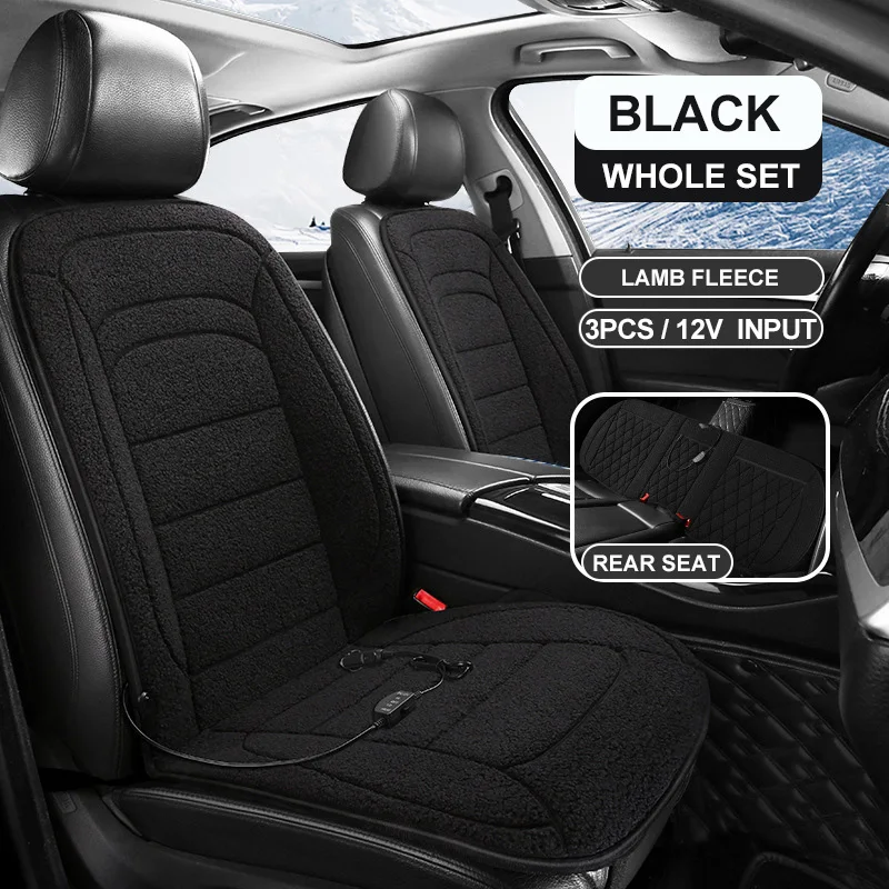 12 В зимний чехол для автомобильного сиденья с подогревом, автомобильная подушка с подогревом, теплый флис для чехла на заднее сиденье, автоаксессуары, набор нагревателей, универсальный
12 В зимний чехол для автомобильного сиденья с подогревом, автомобильная подушка с подогревом, теплый флис для чехла на заднее сиденье, автоаксессуары, набор нагревателей, универсальный