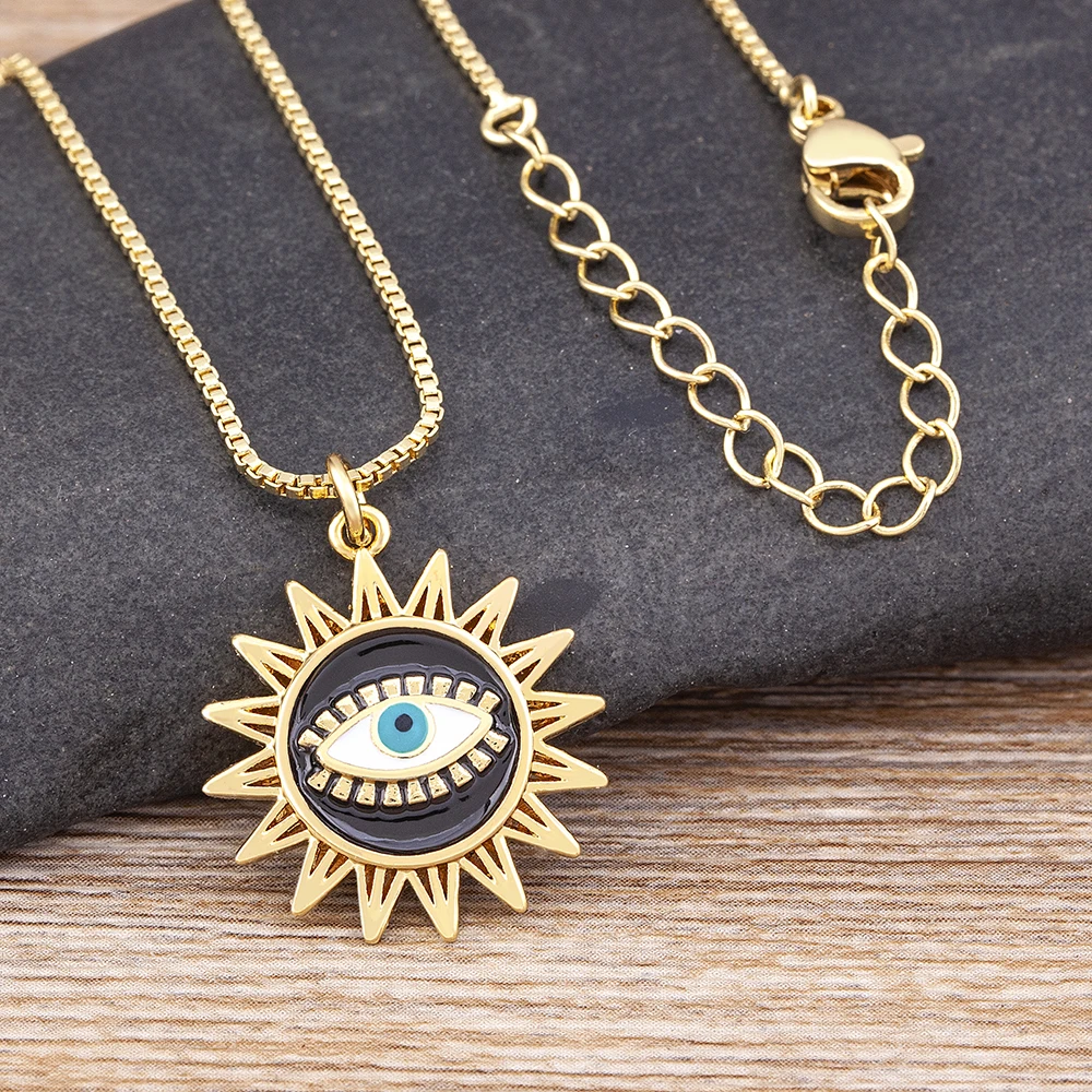 Nidin Fashion Evil Eye Pendant Necklace for Women Goth Copper Zircon Choker Vintage Turkish Eye Neck Gold Chain Jewelry Gift
Nidin Fashion Evil Eye Pendant Necklace for Women Goth Copper Zircon Choker Vintage Turkish Eye Neck Gold Chain Jewelry Gift