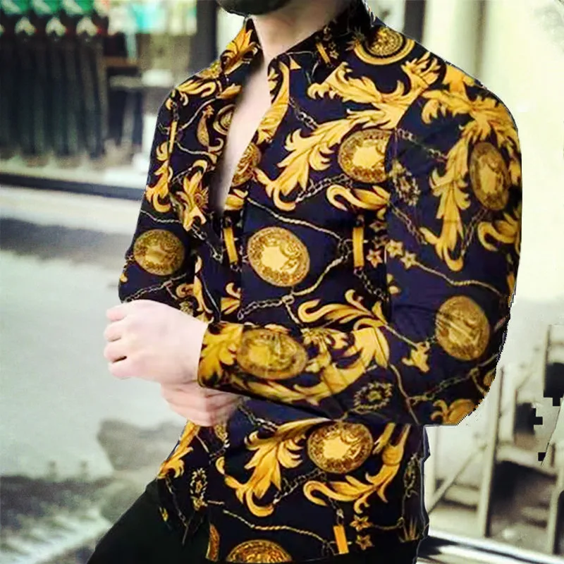 2021 hot sale European American men's clothing letter print fashion casual shirt single-breasted cardigan men's long sleeve shir
2021 hot sale European American men's clothing letter print fashion casual shirt single-breasted cardigan men's long sleeve shir