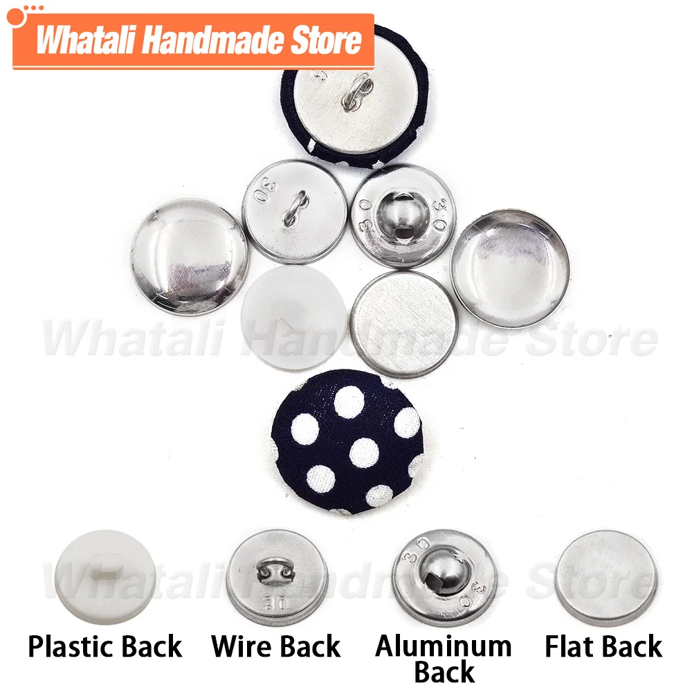100Pcs #16-60 Covered Button Round Bread Shape Fabric Buttons Fabric Cloth Cover Buttons For DIY Handmade Fabric Accessories
100Pcs #16-60 Covered Button Round Bread Shape Fabric Buttons Fabric Cloth Cover Buttons For DIY Handmade Fabric Accessories