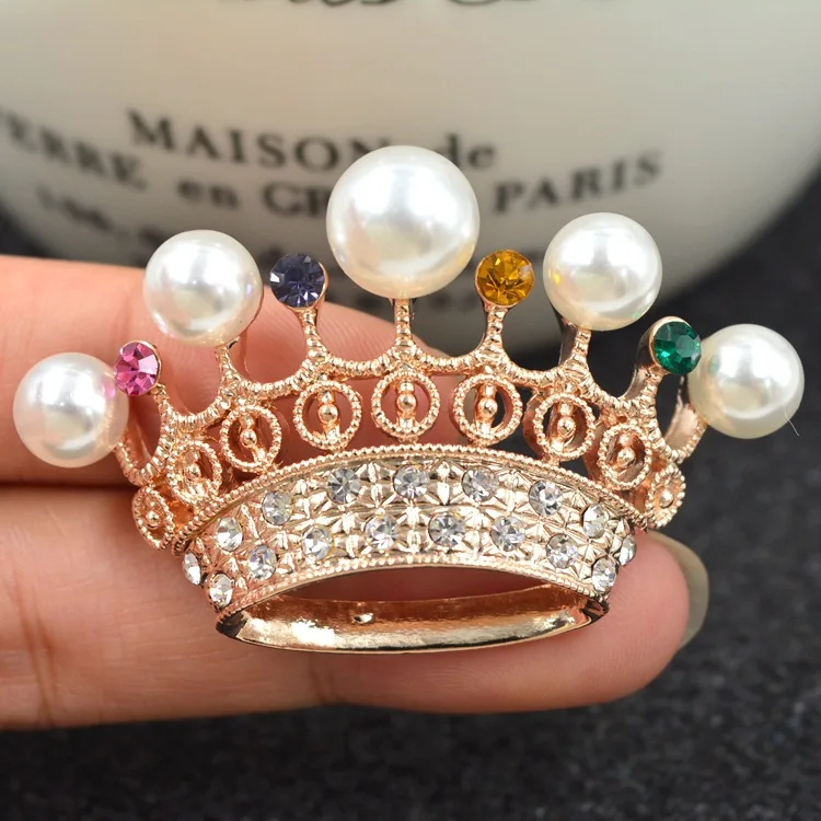 New Vintage Pearl Full Rhinestones Set Queen's Crown Pin Brooches for Women Corsage Accessories Fashion Celebrity Style Jewelry
New Vintage Pearl Full Rhinestones Set Queen's Crown Pin Brooches for Women Corsage Accessories Fashion Celebrity Style Jewelry