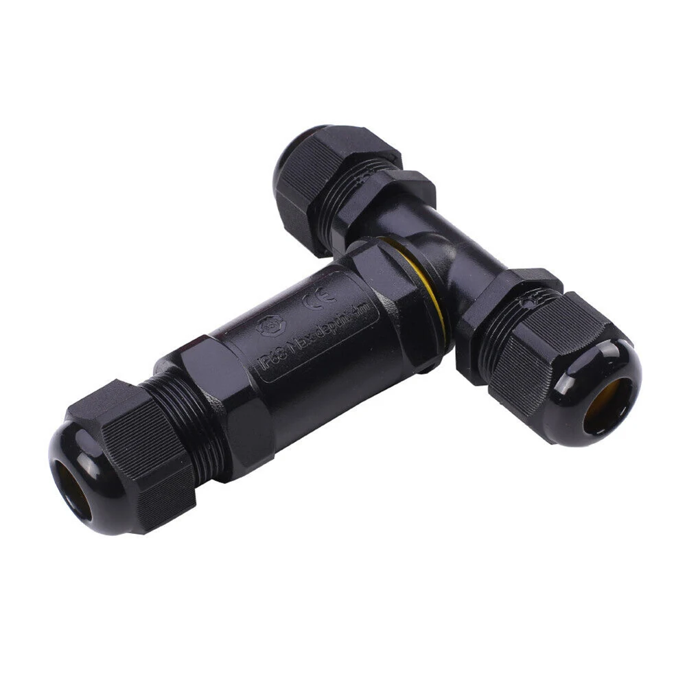 1 Set Cable Connector Black Cable Connector Fitted Connectors IP68 Water/dust Proof No Interference Plastic Durable
1 Set Cable Connector Black Cable Connector Fitted Connectors IP68 Water/dust Proof No Interference Plastic Durable