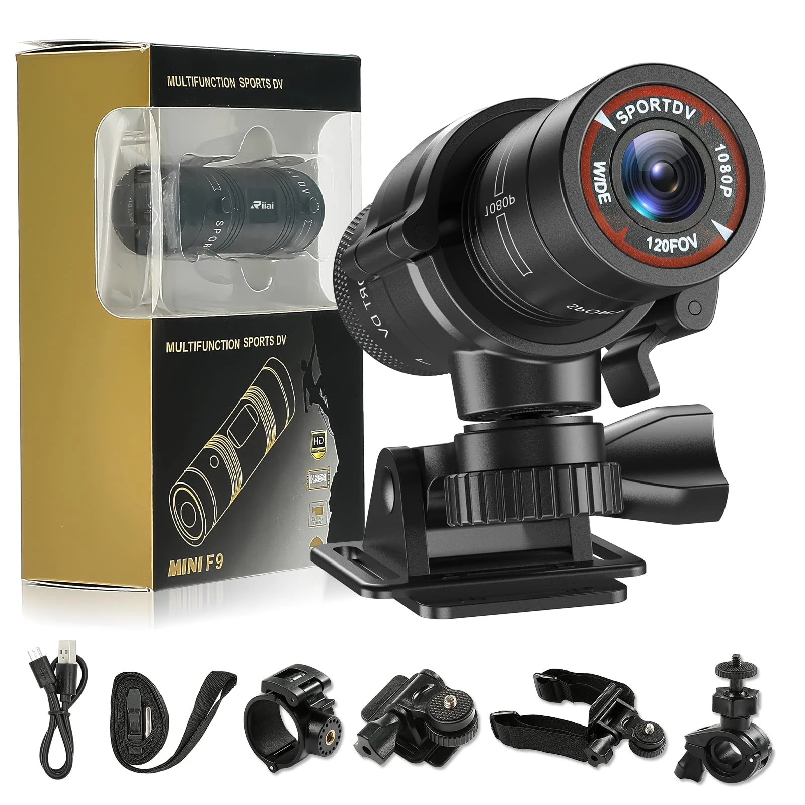 F9 Action Camera HD 1080P Bike Motorcycle Helmet Camera Outdoor Sport DV Video DVR Audio Recorder Dash Cam For Car Bicycle
F9 Action Camera HD 1080P Bike Motorcycle Helmet Camera Outdoor Sport DV Video DVR Audio Recorder Dash Cam For Car Bicycle
