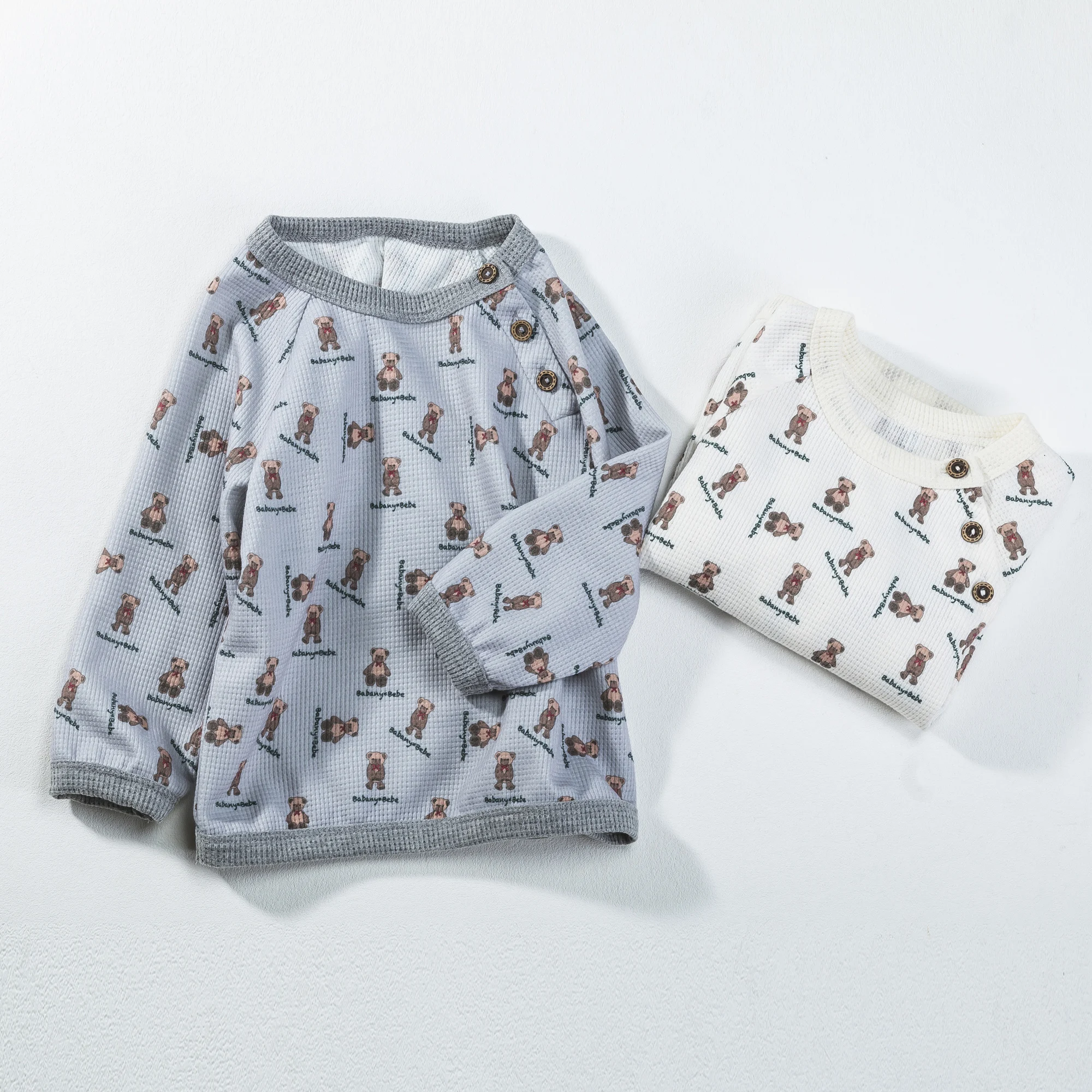 2-6 Years Babany bebe Infant Baby Girls & Boys Printed Bear T-shirt Autume Home Daily Casual Long Sleeves Kids Clothes
2-6 Years Babany bebe Infant Baby Girls & Boys Printed Bear T-shirt Autume Home Daily Casual Long Sleeves Kids Clothes