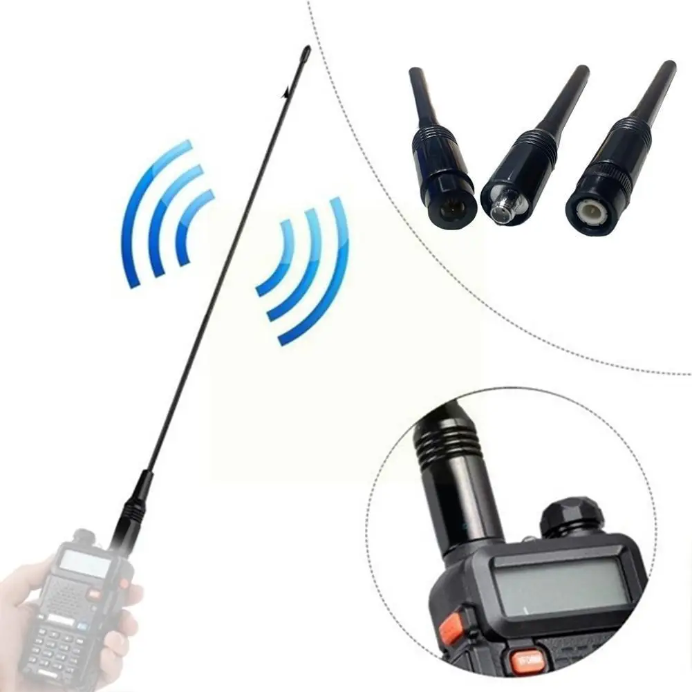 Telescopic Antenna 144/430mhz & 120/150/300/450/800/900mhz Rh775 Telescopic Antenna Replacement For Walkie Talkie Antenna Y0z6
Telescopic Antenna 144/430mhz & 120/150/300/450/800/900mhz Rh775 Telescopic Antenna Replacement For Walkie Talkie Antenna Y0z6