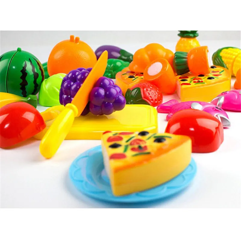 

Детский игровой домик, набор игрушек, фрукты, овощи, кухонные игрушки, детский классический комплект для ролевых игр, Игрушки для раннего развития, 24 шт./компл.