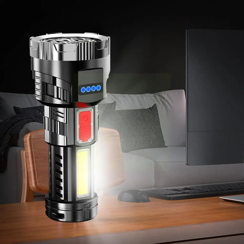 Супер яркий светодиодный тактический фонарик с зарядкой от Usb, яркий портативный фонарь онарик для кемпинга, Яркий многофункциональный P6j1
Супер яркий светодиодный тактический фонарик с зарядкой от Usb, яркий портативный фонарь онарик для кемпинга, Яркий многофункциональный P6j1