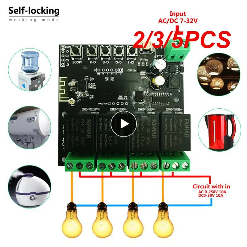 2/3/5 шт., модуль переключателя с ДУ, 12 В
2/3/5 шт., модуль переключателя с ДУ, 12 В