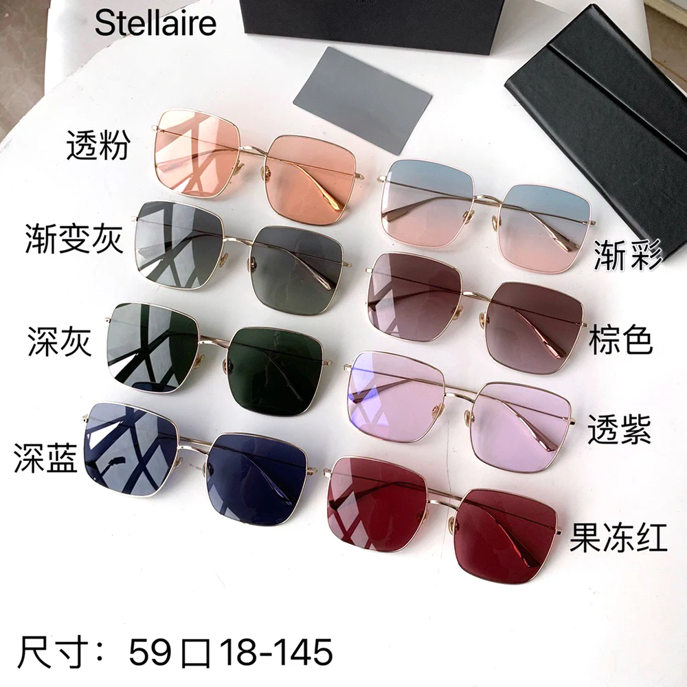 Luxury Brand Design Stellaire Sunglasses Women Men Fashion Square Retro Sunglasses UV400 Oculos De Sol With Original Package
Luxury Brand Design Stellaire Sunglasses Women Men Fashion Square Retro Sunglasses UV400 Oculos De Sol With Original Package