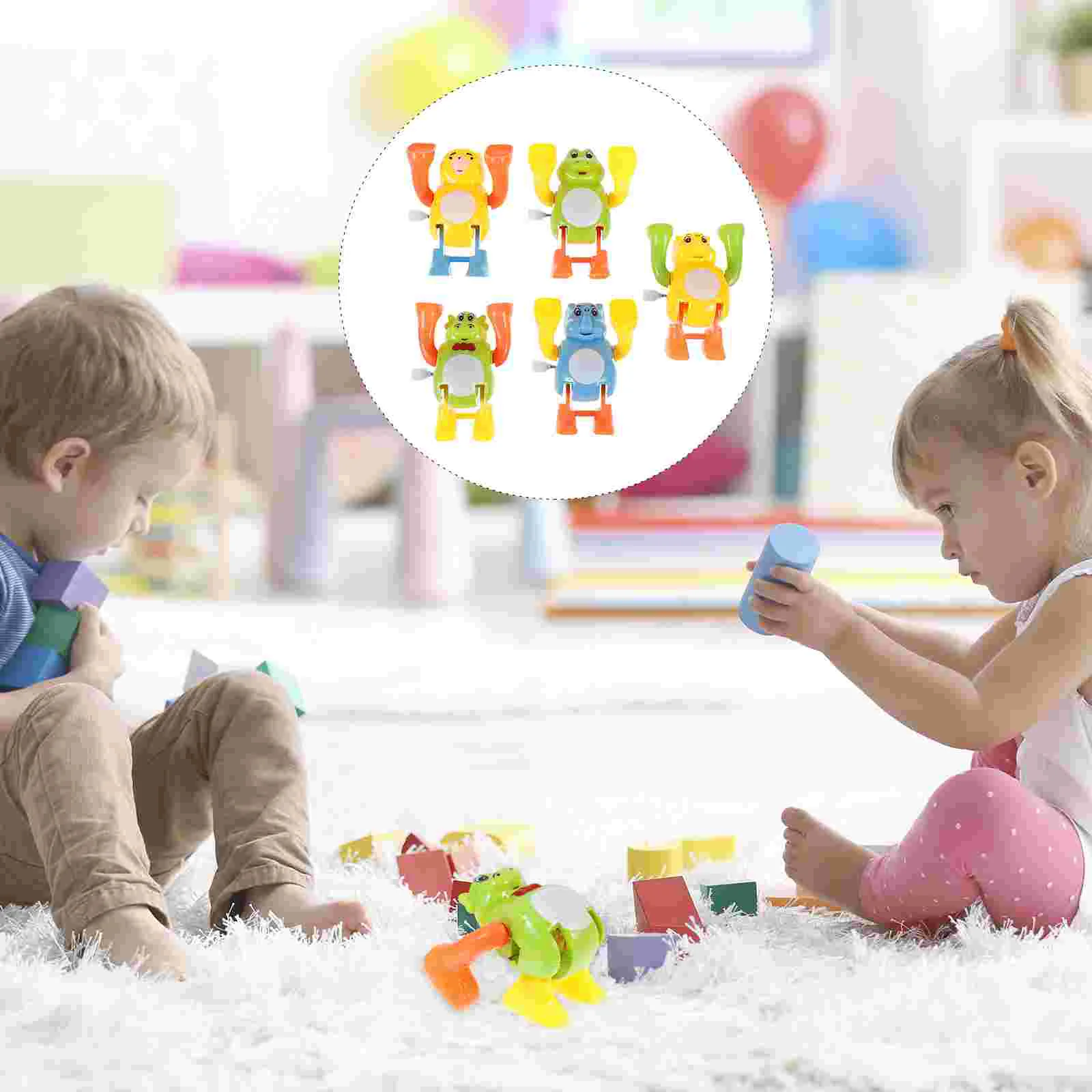 5 Pcs Wind-up Toy Frog Toys Clockwork Plaything Adorable Model Plastic Child Creative Entertainment Children
5 Pcs Wind-up Toy Frog Toys Clockwork Plaything Adorable Model Plastic Child Creative Entertainment Children