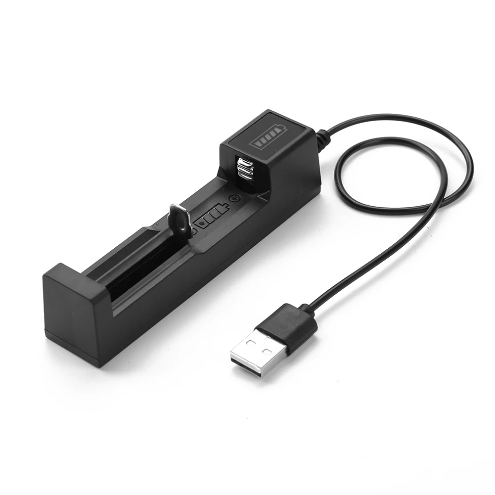 Быстрое зарядное устройство для аккумуляторов 18650 с портом USB 5 В/1 А постоянного