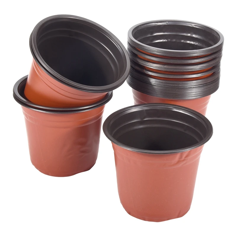 50 Pcs 7 Inch Plastic Flower Seedlings Nursery Supplies Planter Pot/Pots Containers Seed Starting Pots Planting Pots
50 Pcs 7 Inch Plastic Flower Seedlings Nursery Supplies Planter Pot/Pots Containers Seed Starting Pots Planting Pots