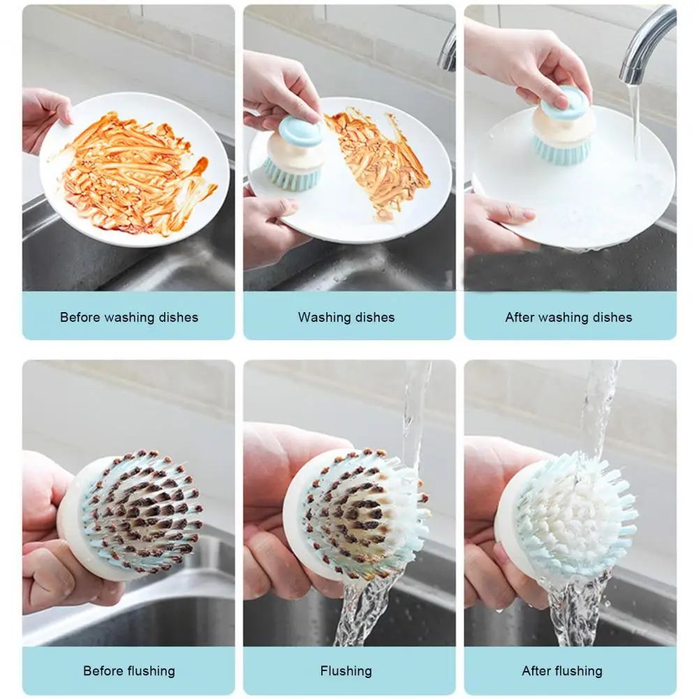Modern Lightweight Flexible PP Bristles Cooker Bowl Pot Pan Countertop Scrubber Kitchen Supplies Pot Brush Plate Brush 
Modern Lightweight Flexible PP Bristles Cooker Bowl Pot Pan Countertop Scrubber Kitchen Supplies Pot Brush Plate Brush