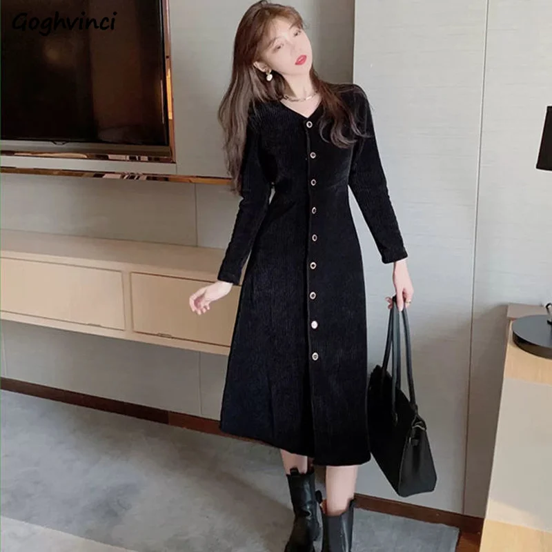 Long Sleeve Dress Women Streetwear Midi Black French Style Harajuku Vintage Party Ladies Elegant Tender Clothes Classy Simple
Long Sleeve Dress Women Streetwear Midi Black French Style Harajuku Vintage Party Ladies Elegant Tender Clothes Classy Simple
