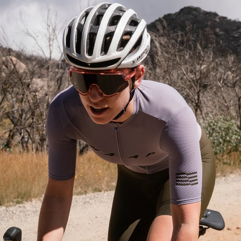 2021 Women MAAP Breathable Short Sleeve Cycling Jersey Maillot Ropa Ciclismo Summer Bicycle Clothing Hem With Webbing Bike Shirt
2021 Women MAAP Breathable Short Sleeve Cycling Jersey Maillot Ropa Ciclismo Summer Bicycle Clothing Hem With Webbing Bike Shirt