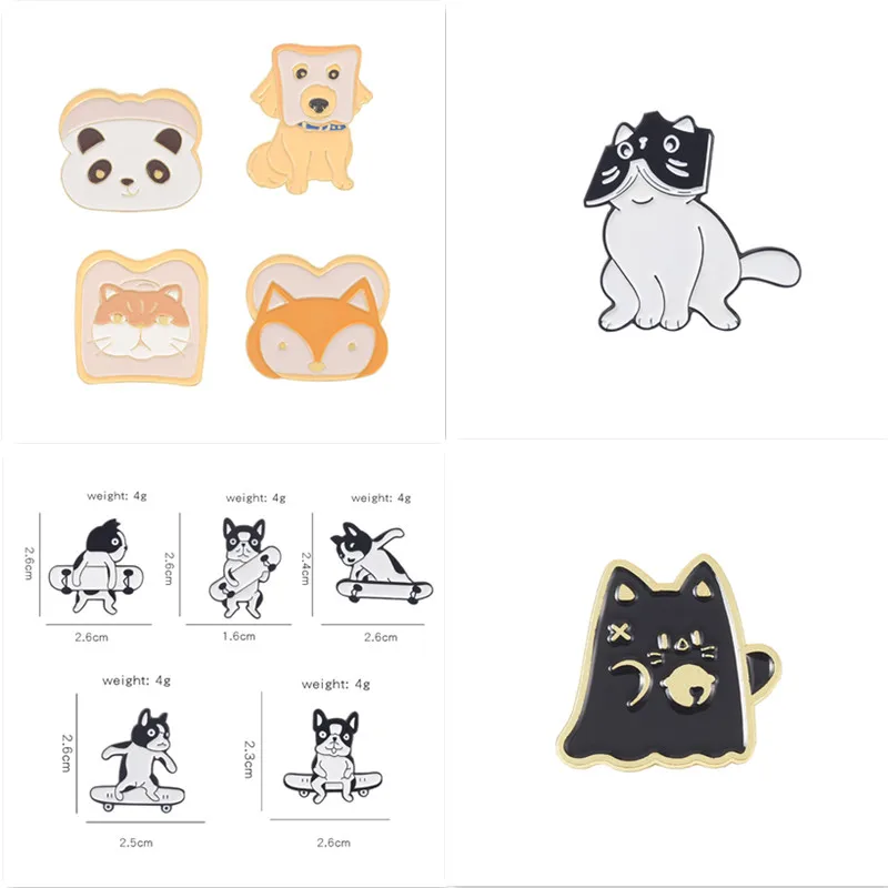 Toast Animal Enamel Pins Custom Breakfast Toast Cat Dog Fox Panda Brooch Lapel Badge Fun Cartoon Jewelry Gift for Kid Friend
Toast Animal Enamel Pins Custom Breakfast Toast Cat Dog Fox Panda Brooch Lapel Badge Fun Cartoon Jewelry Gift for Kid Friend