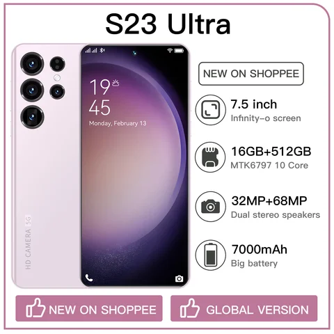 последний смартфон Galaxy S23 Ultra 5G Dual SIM Dual standby Ultra HD Camera 12GB + 512GB в 2024 году