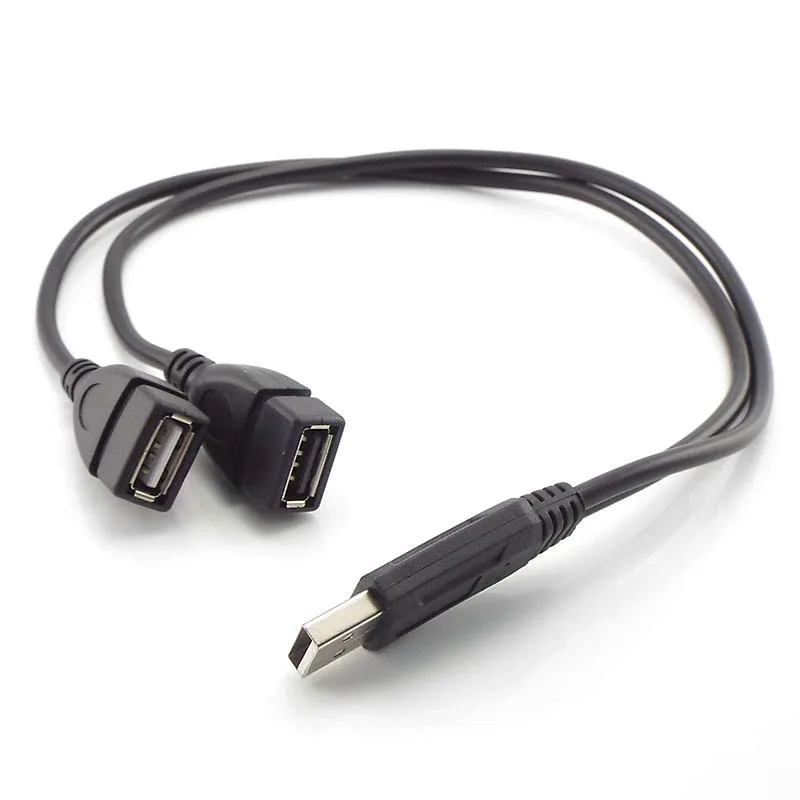 2 in 1 USB A-Male To 2 A-Female Power Adapter Converter USB 2.0 Male to Dual Y Splitter Cable DC Charging Extension Cord
2 in 1 USB A-Male To 2 A-Female Power Adapter Converter USB 2.0 Male to Dual Y Splitter Cable DC Charging Extension Cord