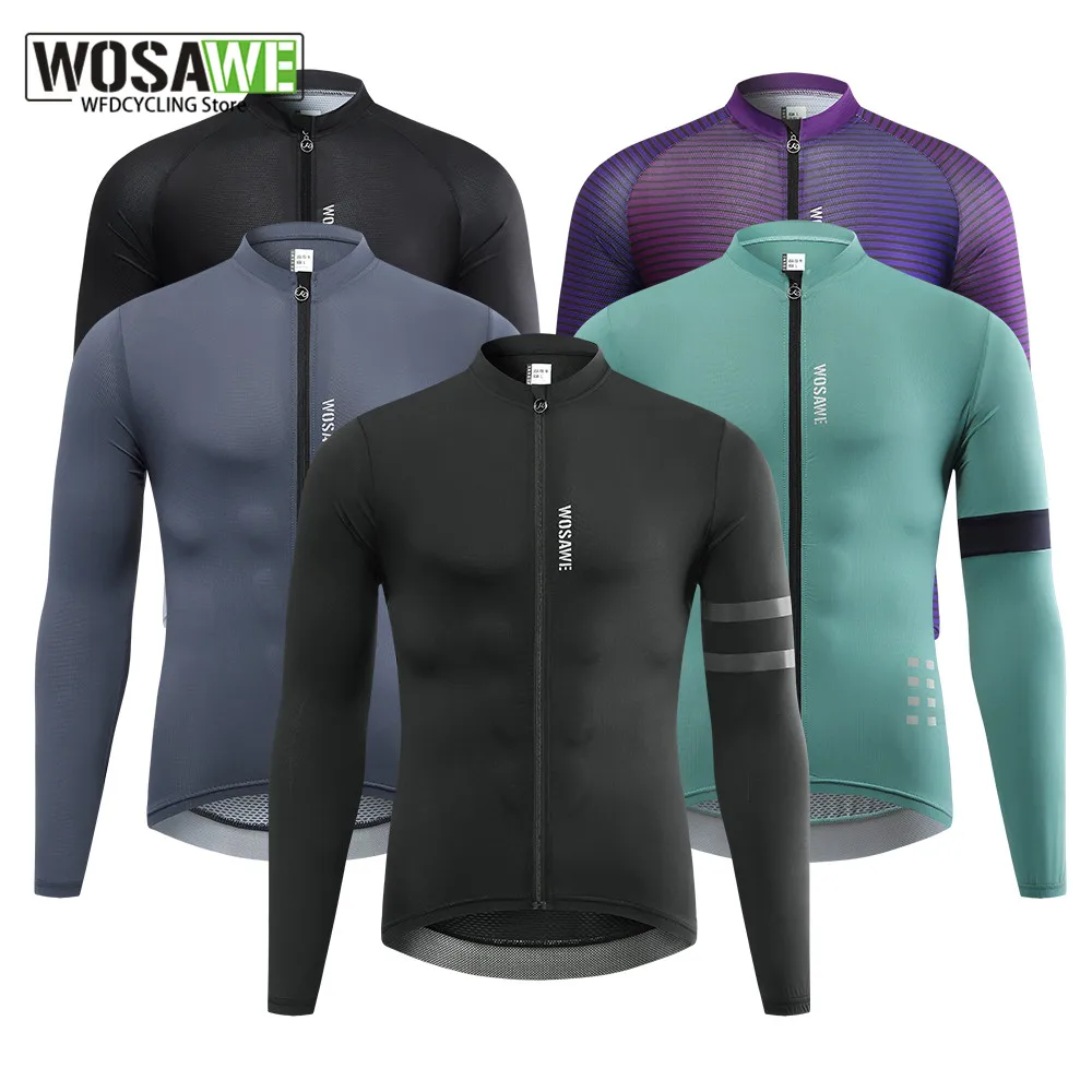 WOSAWE Top Quality Cycling Jersey Long Sleeve MTB Bicycle Cycling Clothing Mountain Bike Sportswear Cycling Clothes
WOSAWE Top Quality Cycling Jersey Long Sleeve MTB Bicycle Cycling Clothing Mountain Bike Sportswear Cycling Clothes