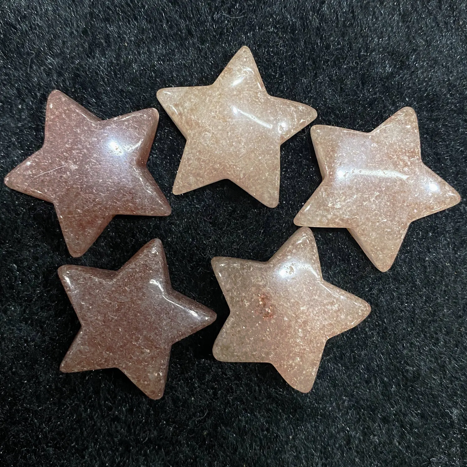 5 Piece Natural Strawberry Quartz Crystals Stars Shaped Stone Healing DIY Gemstone Decoration
5 Piece Natural Strawberry Quartz Crystals Stars Shaped Stone Healing DIY Gemstone Decoration