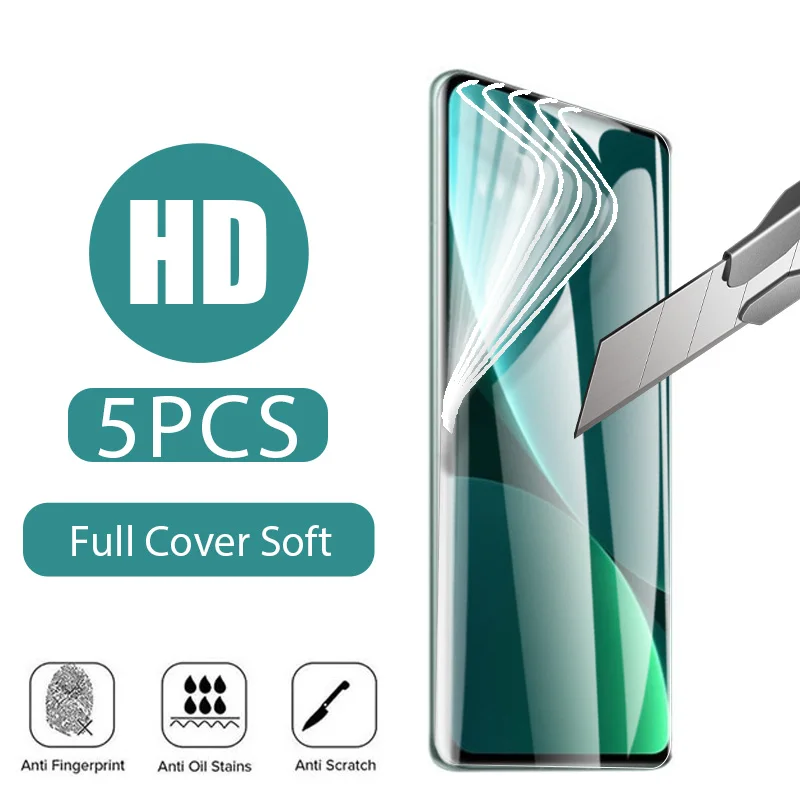 5PCS Hydrogel Film for Xiaomi Mi 12T 12S 11 11T 13 Pro 12S Ultra 12 11 Lite 5G 12X Screen Protector for Poco F3 F4 GT M5 M3
5PCS Hydrogel Film for Xiaomi Mi 12T 12S 11 11T 13 Pro 12S Ultra 12 11 Lite 5G 12X Screen Protector for Poco F3 F4 GT M5 M3