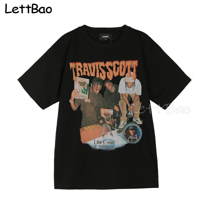 Футболка Трэвис Скотт для мужчин и женщин, винтажный топ в стиле оверсайз, хип-хоп, астромир, тур, Свободный Топ, Catus Jack, модные футболки унисе...
Футболка Трэвис Скотт для мужчин и женщин, винтажный топ в стиле оверсайз, хип-хоп, астромир, тур, Свободный Топ, Catus Jack, модные футболки унисе...