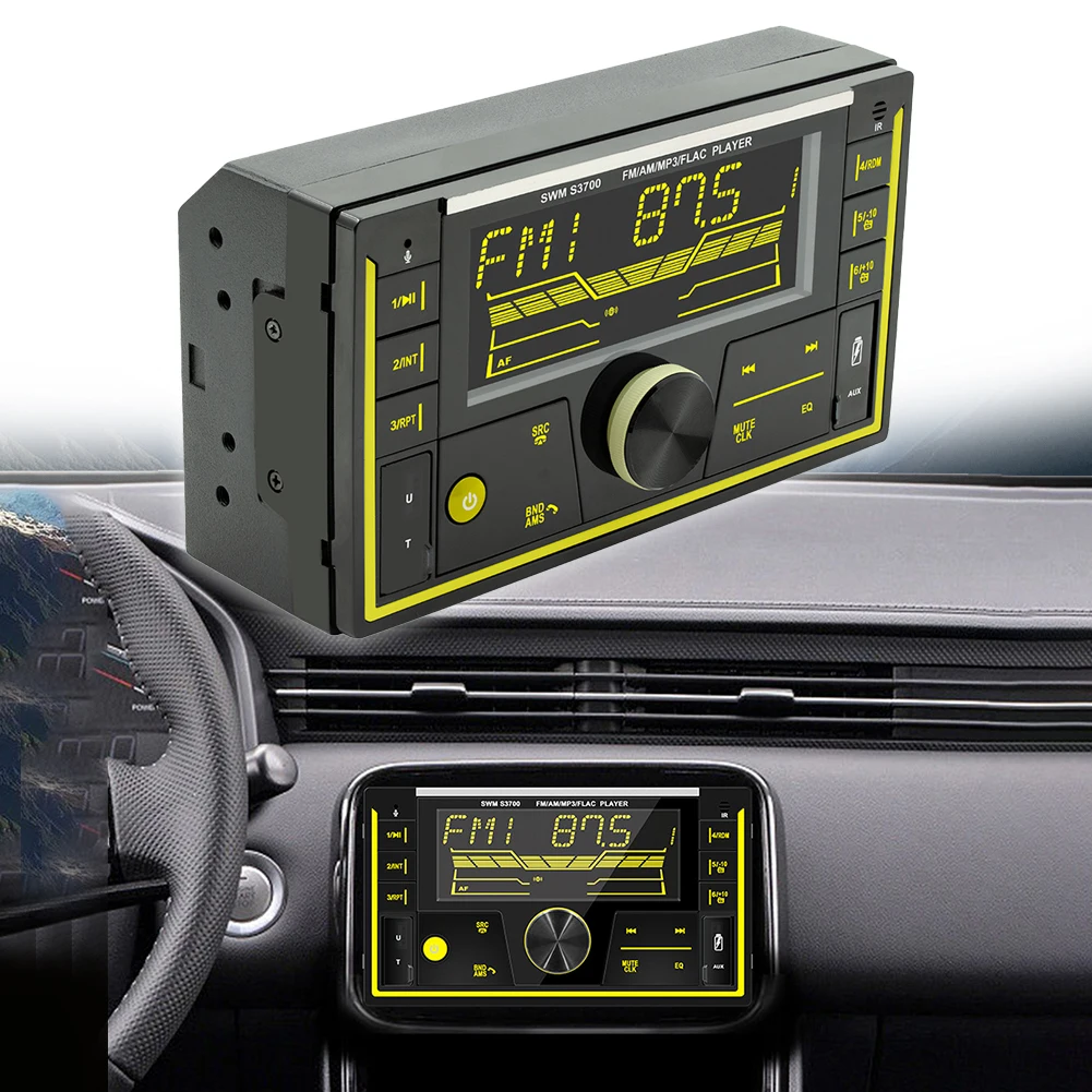 2 Din Bluetooth Car Radio Auto Stereo Audio FM MP3 Player Head Unit BT Call Handsfree USB Charging TF Card Slot AUX Input
2 Din Bluetooth Car Radio Auto Stereo Audio FM MP3 Player Head Unit BT Call Handsfree USB Charging TF Card Slot AUX Input
