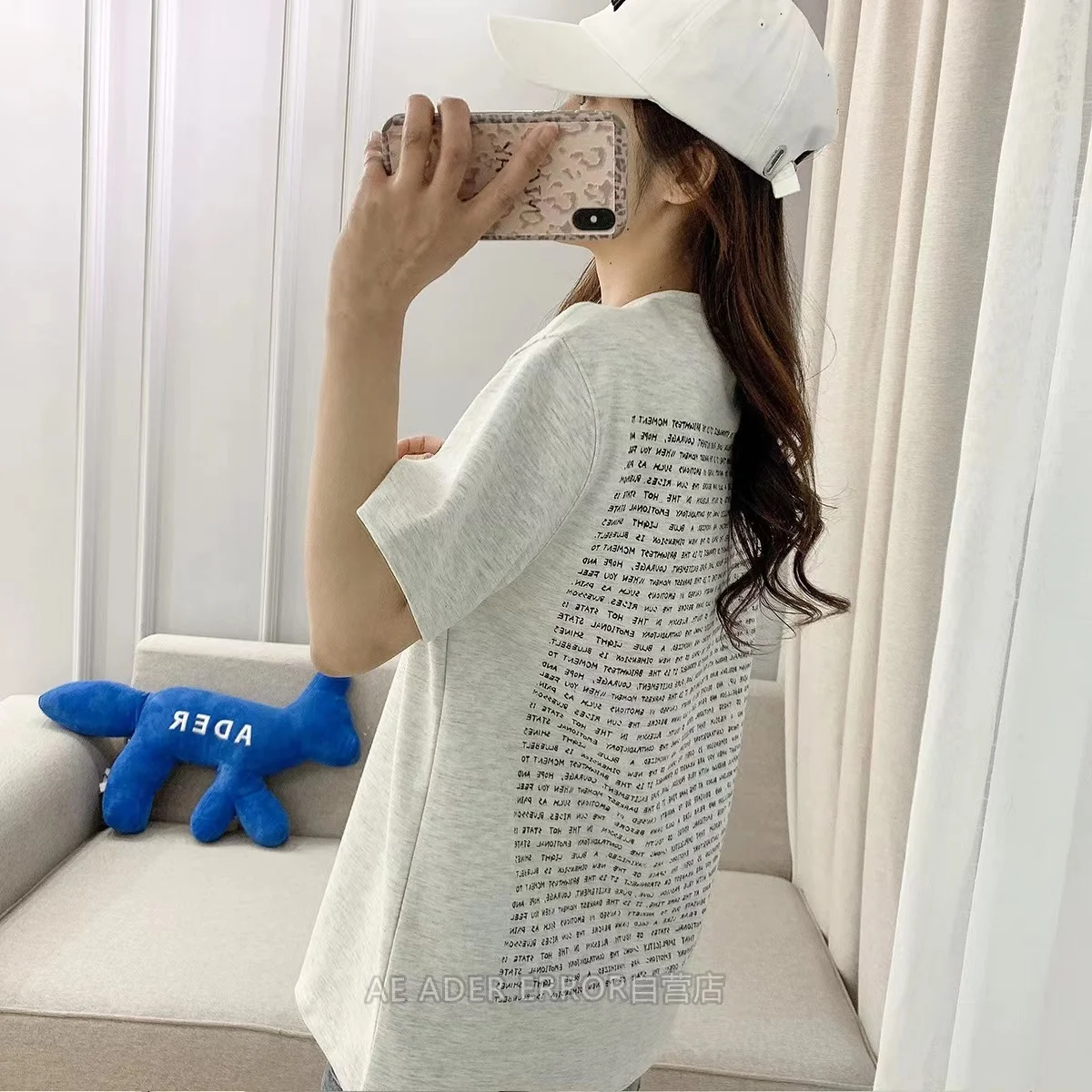 Korean ADER fashion ERROR round neck unisex short-sleeved T-shirt high quality 1:1 back full printed letters loose couple tops
Korean ADER fashion ERROR round neck unisex short-sleeved T-shirt high quality 1:1 back full printed letters loose couple tops