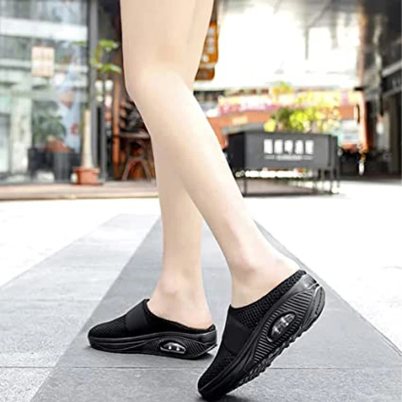 Hot Selling Women's Slip-On Walking Shoes with Air Cushion Shock-proof Mesh Upper Platform Breathable Shoes Woman Summer 2022
Hot Selling Women's Slip-On Walking Shoes with Air Cushion Shock-proof Mesh Upper Platform Breathable Shoes Woman Summer 2022