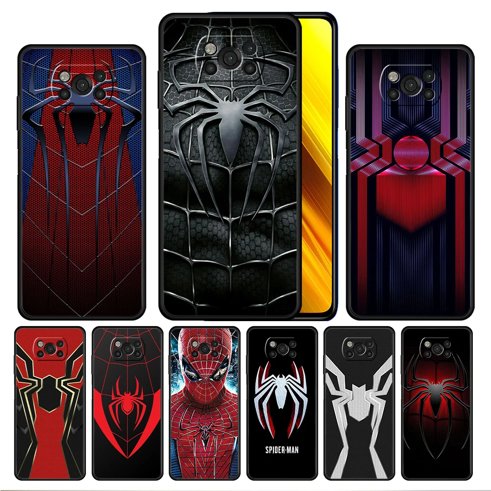 Marvel Spiderman Logo Case Cover for Xiaomi Poco X3 NFC X4 F1 F2 F3 Redmi Note 9s 9 8 8T 10 11S Pro Protection Silicone Soft
Marvel Spiderman Logo Case Cover for Xiaomi Poco X3 NFC X4 F1 F2 F3 Redmi Note 9s 9 8 8T 10 11S Pro Protection Silicone Soft