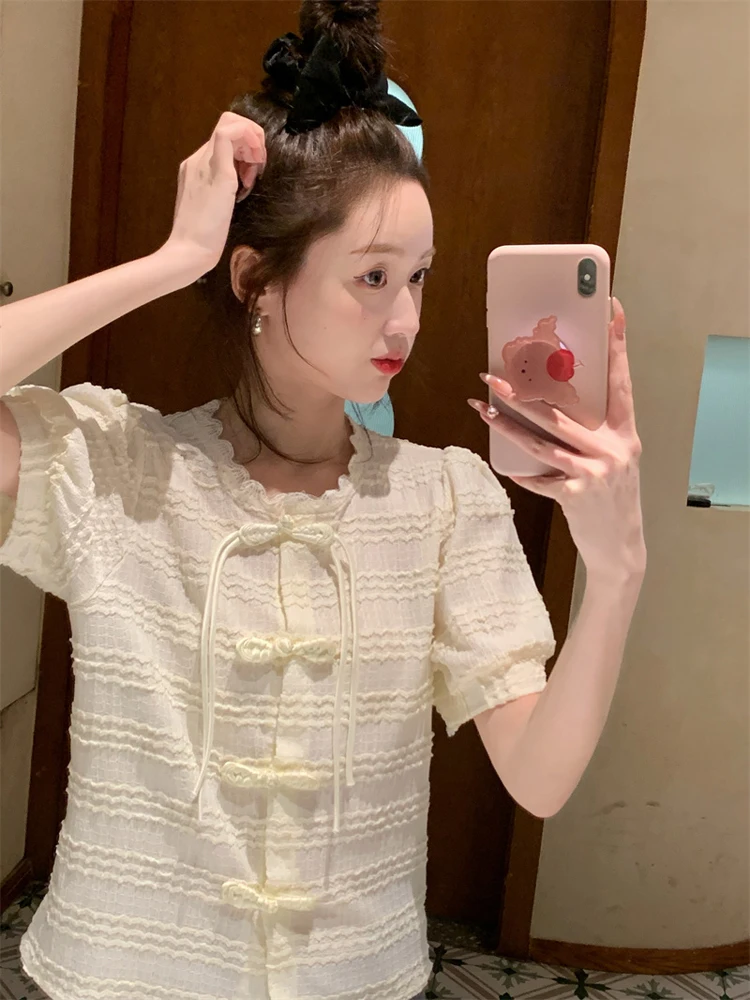 New 2022 Office Shirt Womens Blouses O-Neck Vintage Work Casual Tops Chiffon Blouse Elegant Short Sleeve Loose Shirt
New 2022 Office Shirt Womens Blouses O-Neck Vintage Work Casual Tops Chiffon Blouse Elegant Short Sleeve Loose Shirt
