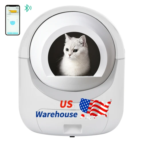 

Бесплатная доставка, роскошный большой закрытый автоматический туалет для кошачьего туалета, автоматический умный самоочищающийся кошачий наполнитель