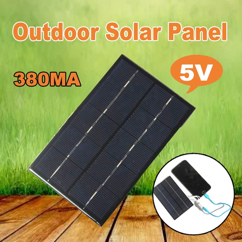 USB Solar Panel Outdoor 5W 5V Portable Solar Charger Pane Climbing Fast Charger Polysilicon Travel DIY Solar Charger Generator
USB Solar Panel Outdoor 5W 5V Portable Solar Charger Pane Climbing Fast Charger Polysilicon Travel DIY Solar Charger Generator