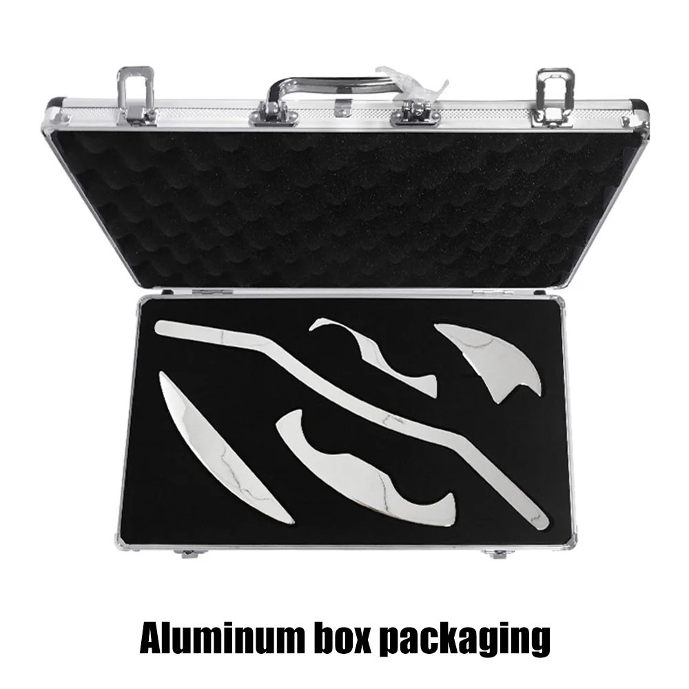 1Set Gym Muscle Fascia Massage Relaxation Physiotherapy IASTM Bodybuilding General Fitness 316 Grade Stainless Steel Smart Tools 
1Set Gym Muscle Fascia Massage Relaxation Physiotherapy IASTM Bodybuilding General Fitness 316 Grade Stainless Steel Smart Tools