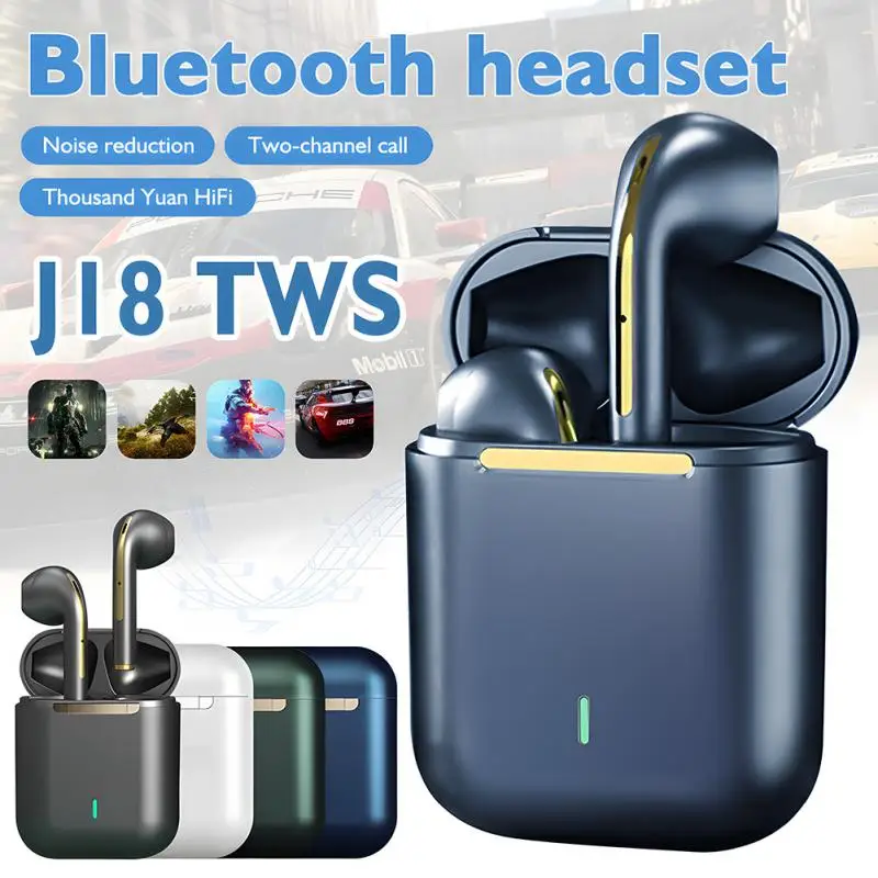 

Беспроводная Bluetooth-гарнитура J18, TWS, новая стерео-бинауральная игровая гарнитура в ухо Yungong, подарок, цвет 2023