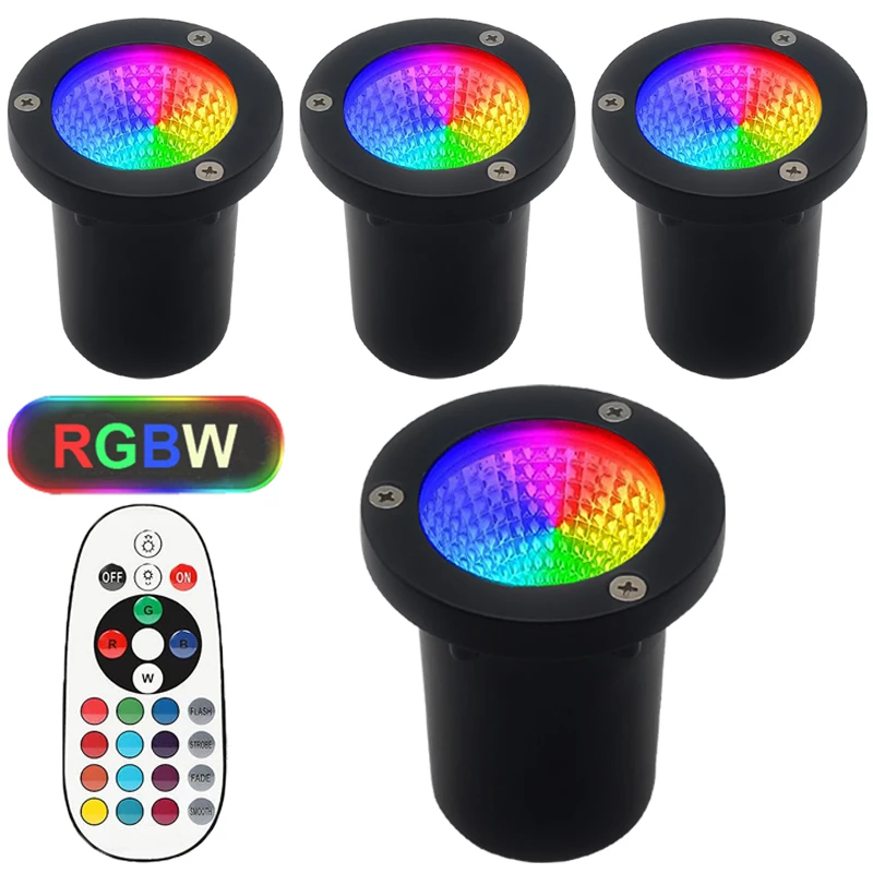Outdoor Landscape Light RGBW Warm White LED Underground Lamp 10W Waterproof IP65 12V-24V Garden Path Deck Stair In-Ground Light
Outdoor Landscape Light RGBW Warm White LED Underground Lamp 10W Waterproof IP65 12V-24V Garden Path Deck Stair In-Ground Light
