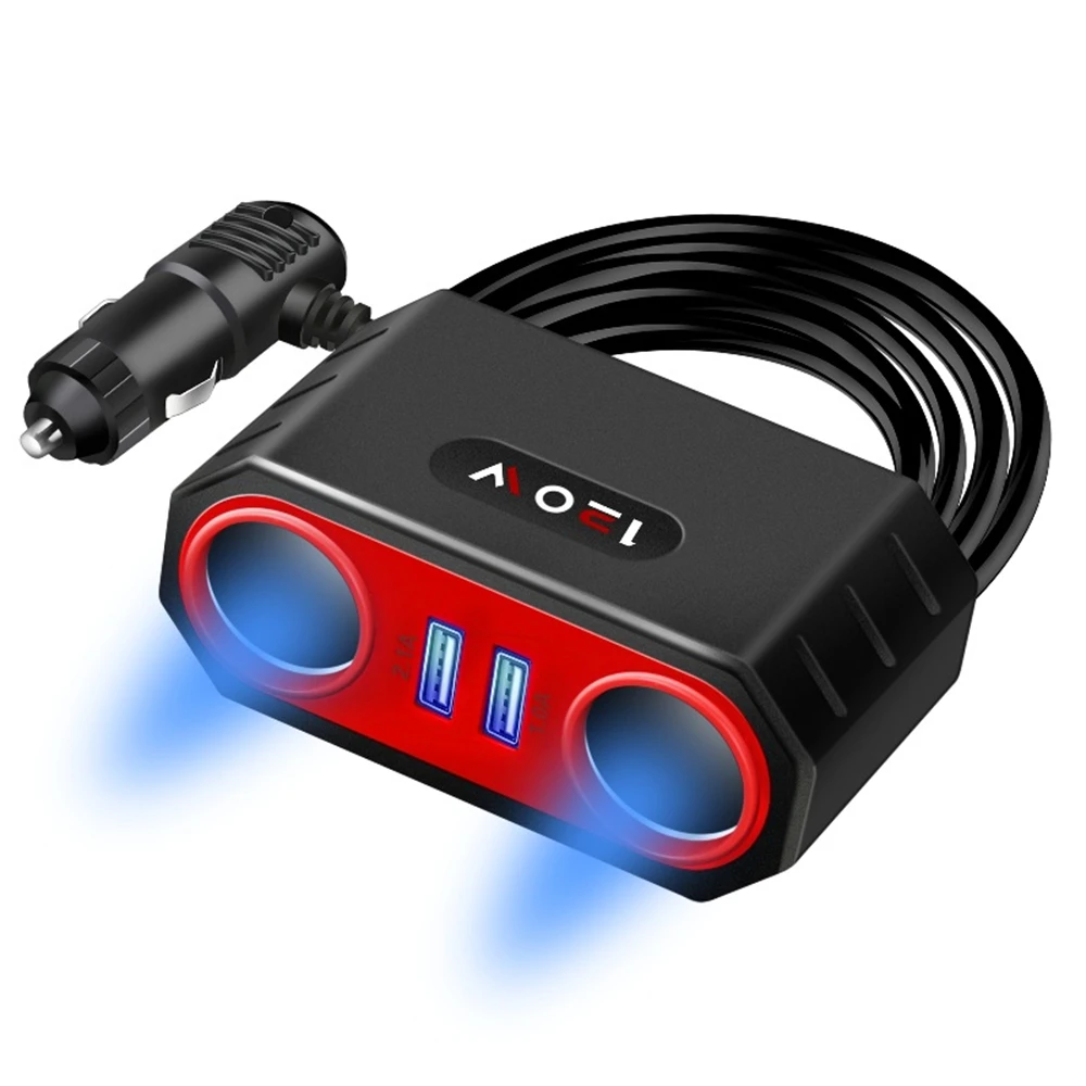 DC12V/24V Cigarette Lighter 120W Car Charger 3.1A Dual USB Quick Charge Power Adapter Charger for Smartphone Laptop Camera DVR
DC12V/24V Cigarette Lighter 120W Car Charger 3.1A Dual USB Quick Charge Power Adapter Charger for Smartphone Laptop Camera DVR
