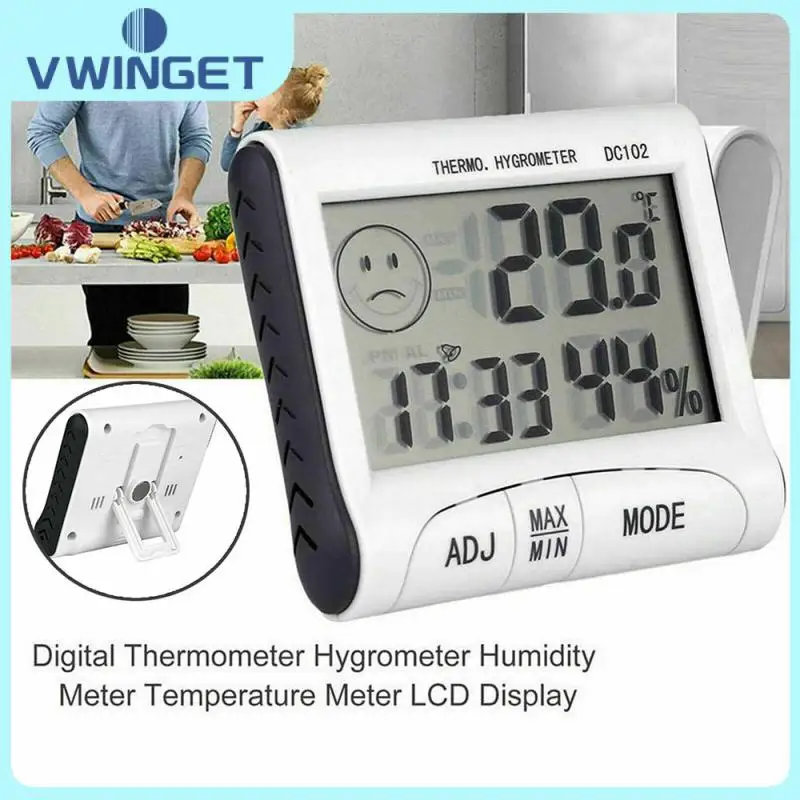 LCD Mini Digital Thermometer Hygrometer Meter Indoor Temperature Recording Function
LCD Mini Digital Thermometer Hygrometer Meter Indoor Temperature Recording Function