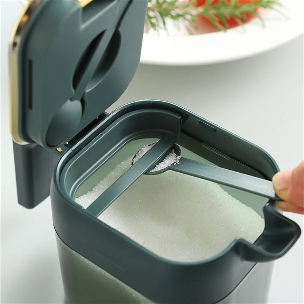 Fall-resistant Multi-grid Seasoning Bottle Dust-proof Durable Wall-mounted Seasoning Bottle Gold And Silve Seasoning Box Sealed
Fall-resistant Multi-grid Seasoning Bottle Dust-proof Durable Wall-mounted Seasoning Bottle Gold And Silve Seasoning Box Sealed