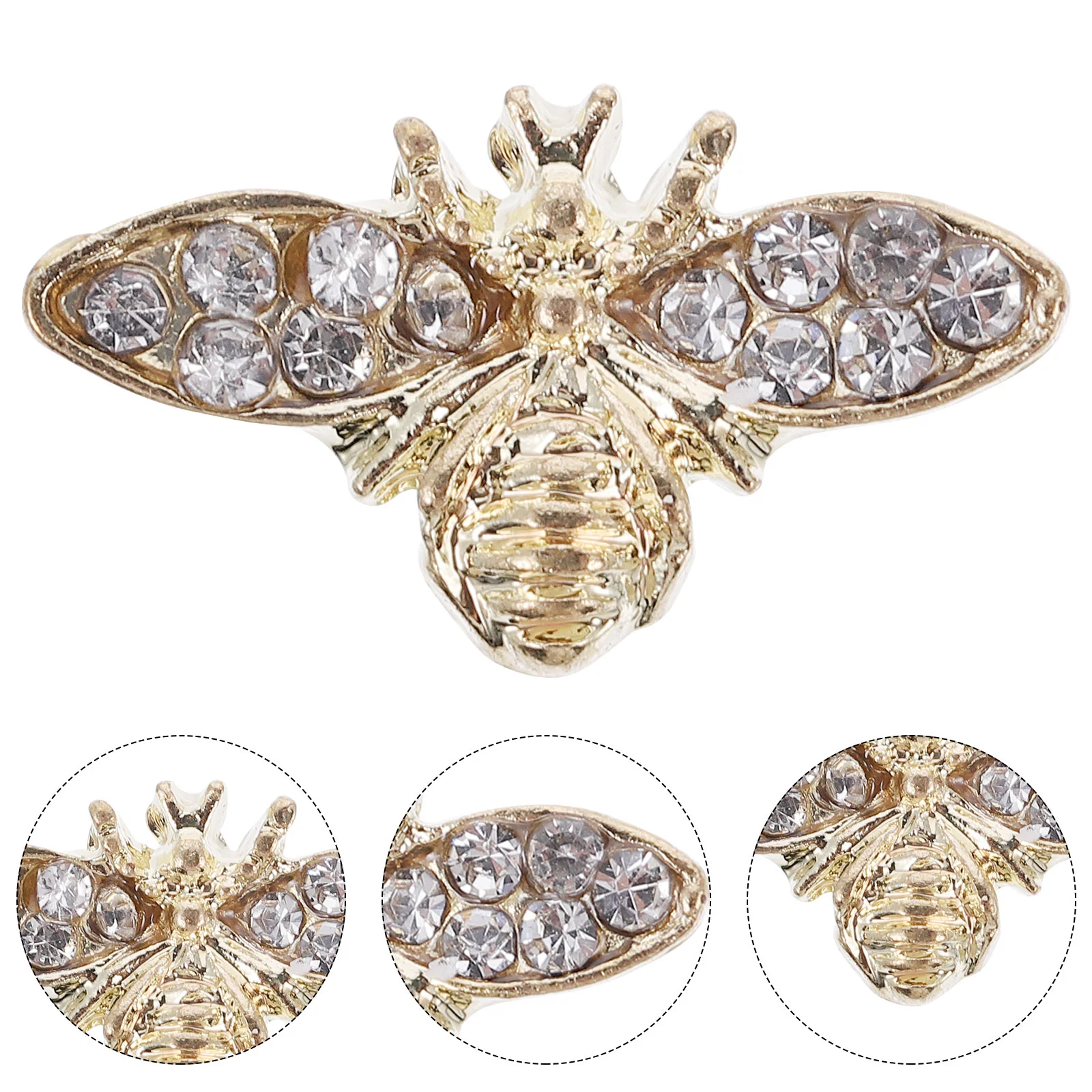 10 Pcs Nail Accessories Alloy Decor DIY Manicure Material Jewelry 3D Charm Bee
10 Pcs Nail Accessories Alloy Decor DIY Manicure Material Jewelry 3D Charm Bee