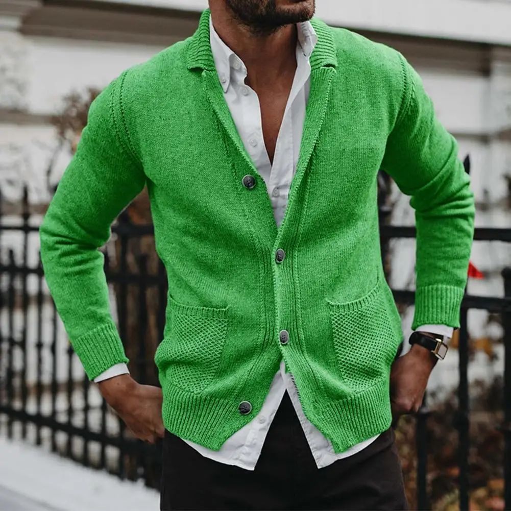 Stylish Men Coat Long Sleeves Simple Style Anti-shrink Autumn Sweater Coat Knitted Spring Sweater Coat for Daily Wear
Stylish Men Coat Long Sleeves Simple Style Anti-shrink Autumn Sweater Coat Knitted Spring Sweater Coat for Daily Wear
