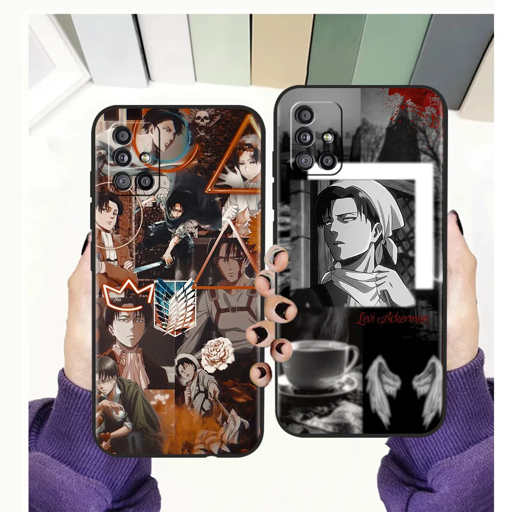 Levi Ackerman Phone Case Cover For Samsung A13 A22 A32 A52 A72 A51 A71 A21S A31 A41 5G Silicon Shockproof Luxury Shell Coque TPU
Levi Ackerman Phone Case Cover For Samsung A13 A22 A32 A52 A72 A51 A71 A21S A31 A41 5G Silicon Shockproof Luxury Shell Coque TPU