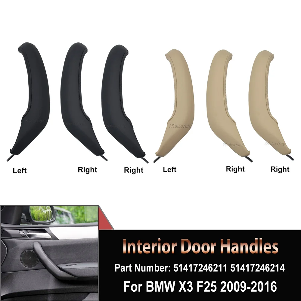 Door Inner Passenger Handle Cover Leather Armrest Outer Cover Front Right/Left Rear Right/Left For BMW X3 F25 X4 F26 2011-2017
Door Inner Passenger Handle Cover Leather Armrest Outer Cover Front Right/Left Rear Right/Left For BMW X3 F25 X4 F26 2011-2017