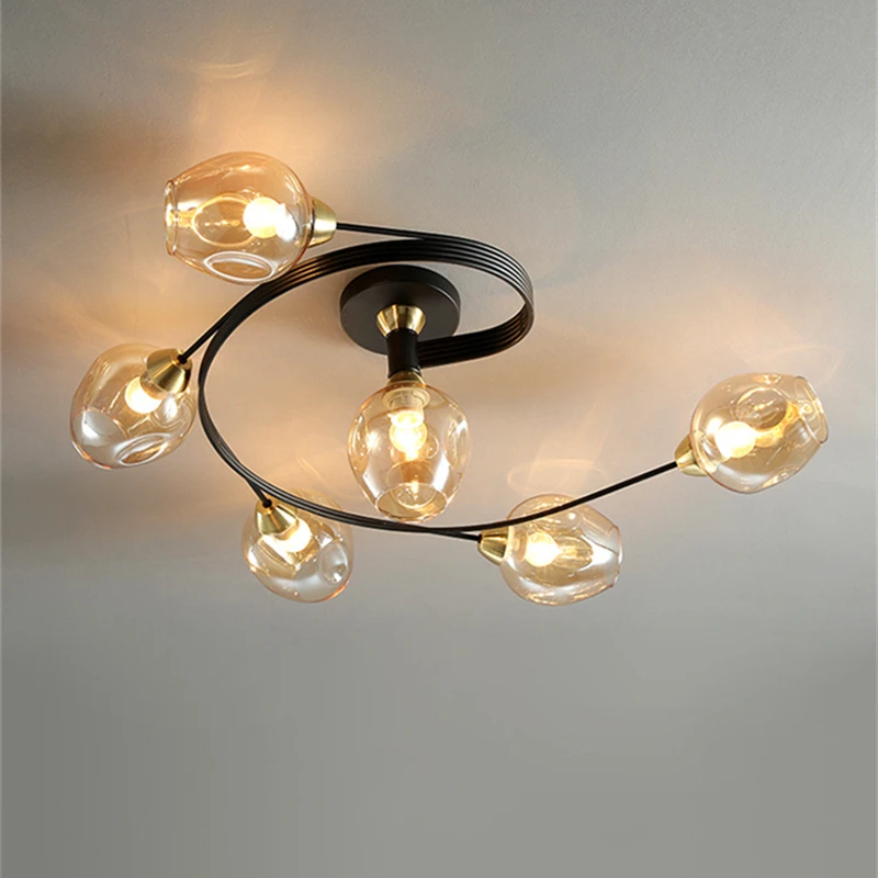 Modern Led Chandelier Glass Hanging Lamp For Living Room Bedroom Dining Room Study Decor Light Nordic Home Ceiling Chandeliers
Modern Led Chandelier Glass Hanging Lamp For Living Room Bedroom Dining Room Study Decor Light Nordic Home Ceiling Chandeliers