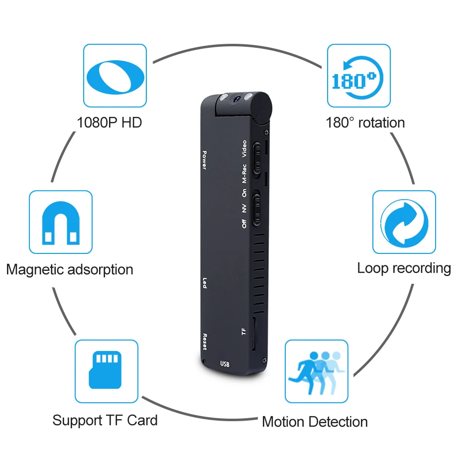 1080P HD MD14 Mini Camcorder Magnetic Motion Detection Micro Camera DV Small Micro Cam
1080P HD MD14 Mini Camcorder Magnetic Motion Detection Micro Camera DV Small Micro Cam