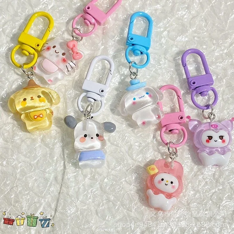 Cartoon Sanrio Keychain Cute Cinnamoroll Key Chains Kuromi Pendant Girl Heart Student Bag Accessories Friend Gift
Cartoon Sanrio Keychain Cute Cinnamoroll Key Chains Kuromi Pendant Girl Heart Student Bag Accessories Friend Gift