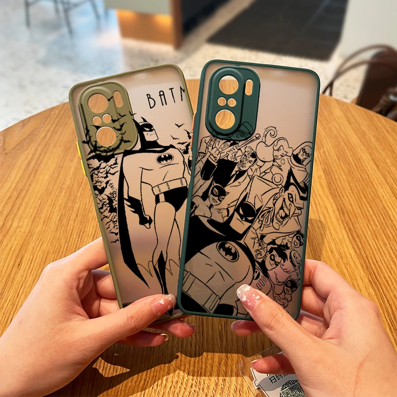 Cartoon Superhero Batman Move Frosted Translucent Case For Redmi Note 11 10 9 8 Pro S T 5G 7 6 5 Redmi 9 A C T Matte Cover
Cartoon Superhero Batman Move Frosted Translucent Case For Redmi Note 11 10 9 8 Pro S T 5G 7 6 5 Redmi 9 A C T Matte Cover
