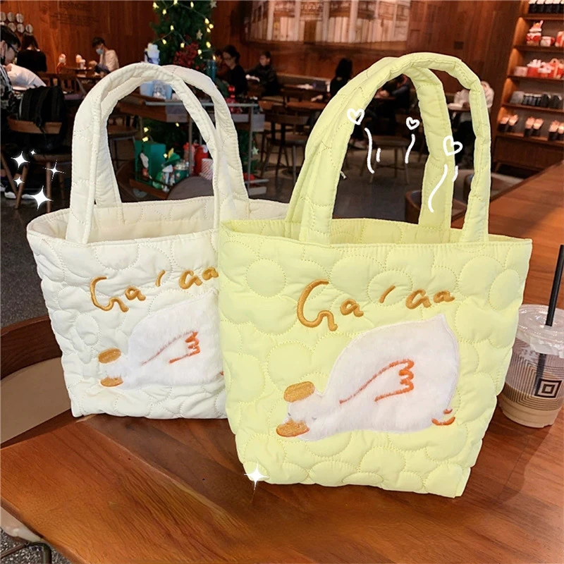 Cute Quilted Lunch Bag Small Handbag Women Portable Lunch Bag Korean Style Children School Lunch Pouch Picnic Food Storage Pouch
Cute Quilted Lunch Bag Small Handbag Women Portable Lunch Bag Korean Style Children School Lunch Pouch Picnic Food Storage Pouch