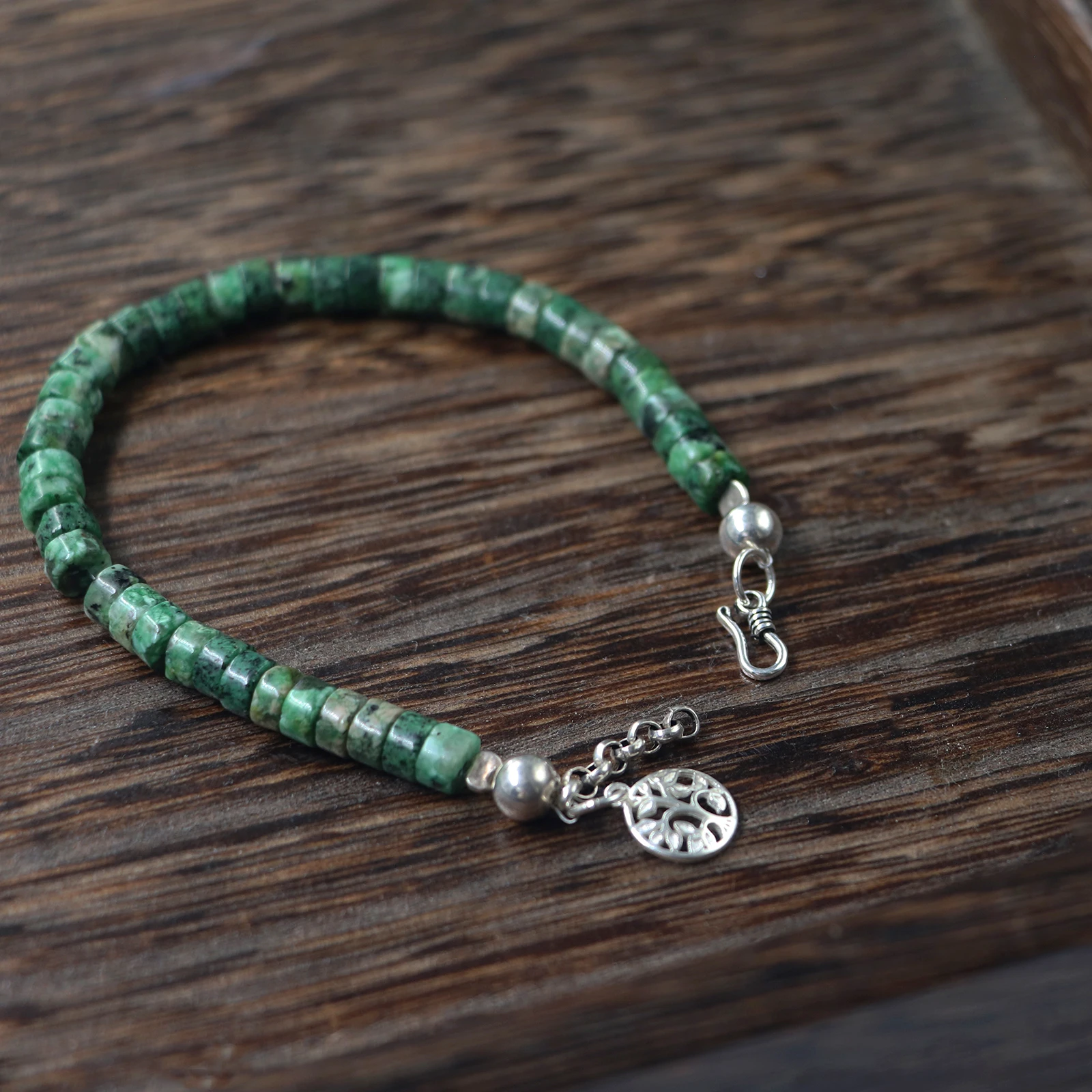 Natural Turquoise Green Beaded Bracelets For Women And Men 925 Silver Healing Anxiety Handmade Charm Jewelry Bracelet Summer
Natural Turquoise Green Beaded Bracelets For Women And Men 925 Silver Healing Anxiety Handmade Charm Jewelry Bracelet Summer