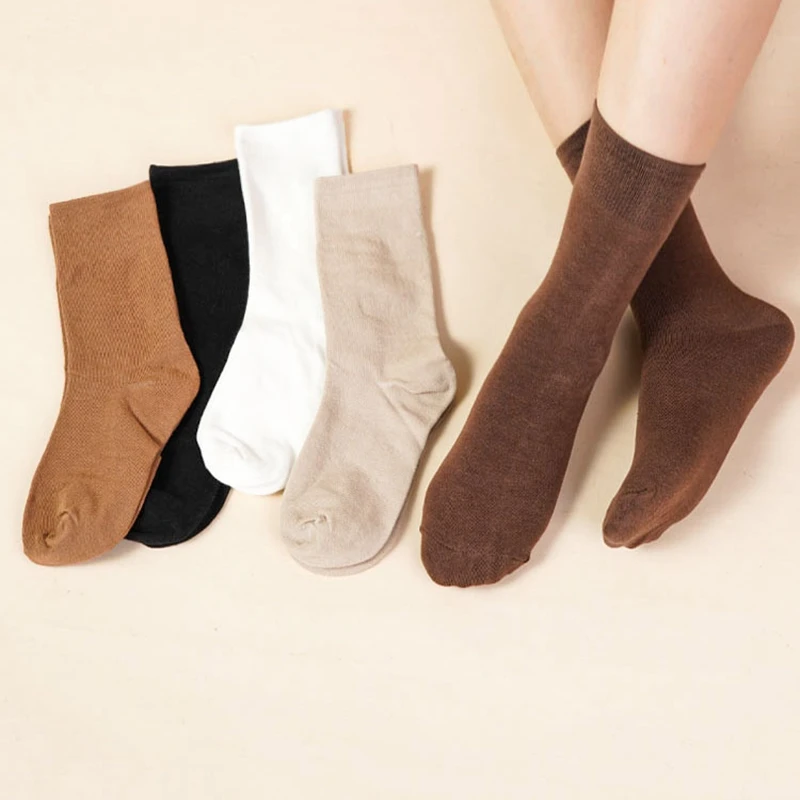 Носки Женские однотонные базовые в японском стиле, удобные мягкие дышащие повседневные для девочек, 2 пары, Осень-зима
Носки Женские однотонные базовые в японском стиле, удобные мягкие дышащие повседневные для девочек, 2 пары, Осень-зима